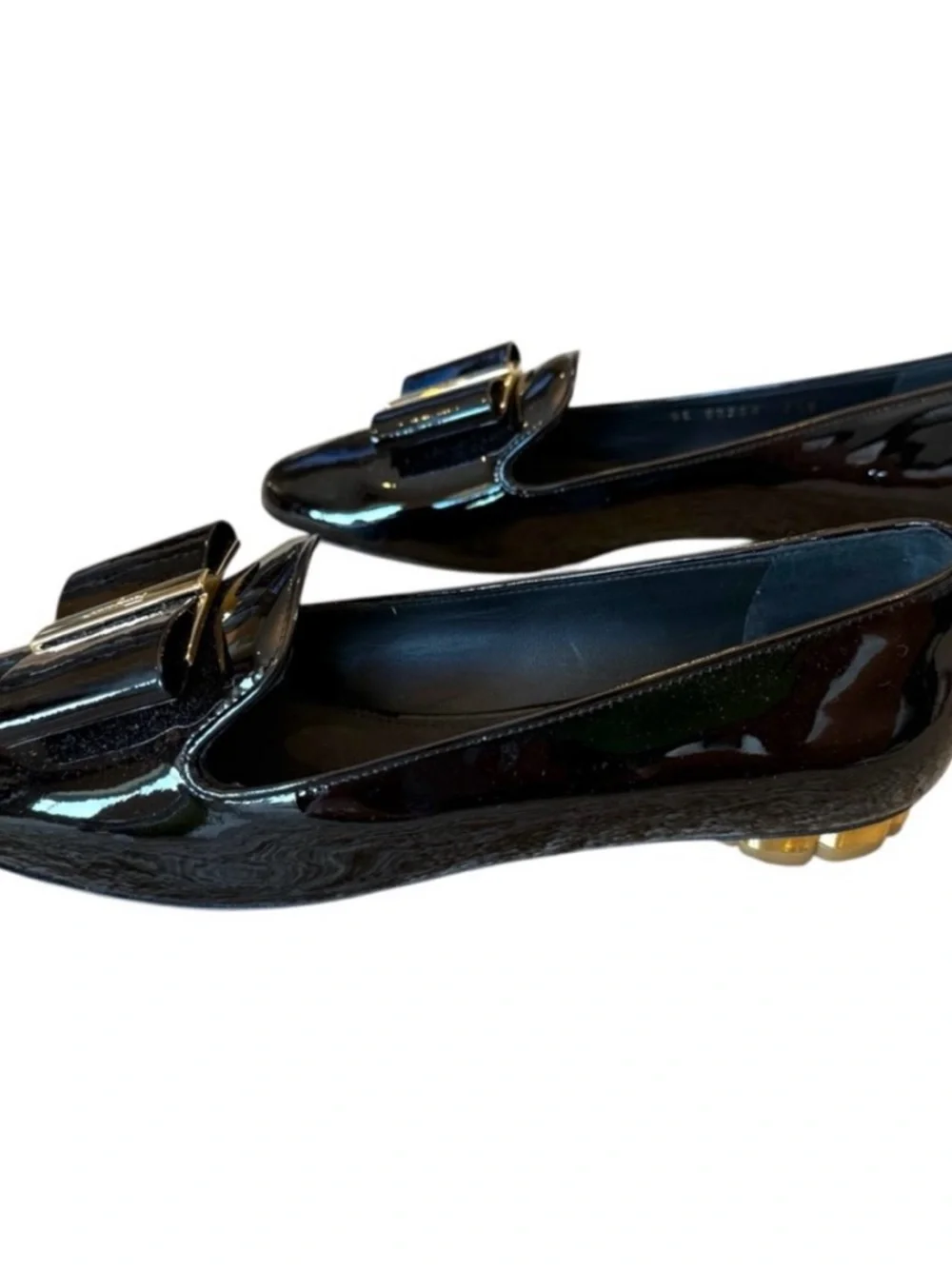 Salvatore Ferragamo Sarno Black Patent Leather Bow Loafers  Old Money Capsule